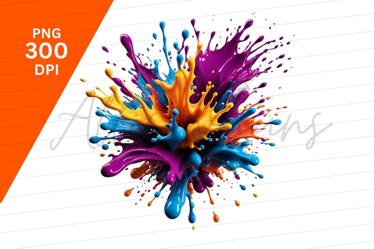 Paint Splash Png Image 11