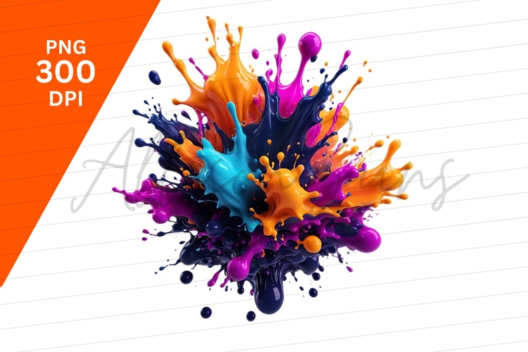 Paint Splash Png Image 13