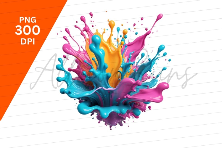 Paint Splash Png Image 10