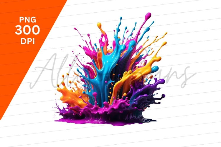 Paint Splash Png Image 9