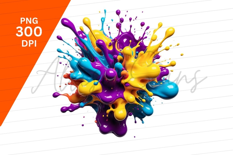 Paint Splash Png Image 23