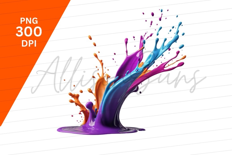 Paint Splash Png Image 8