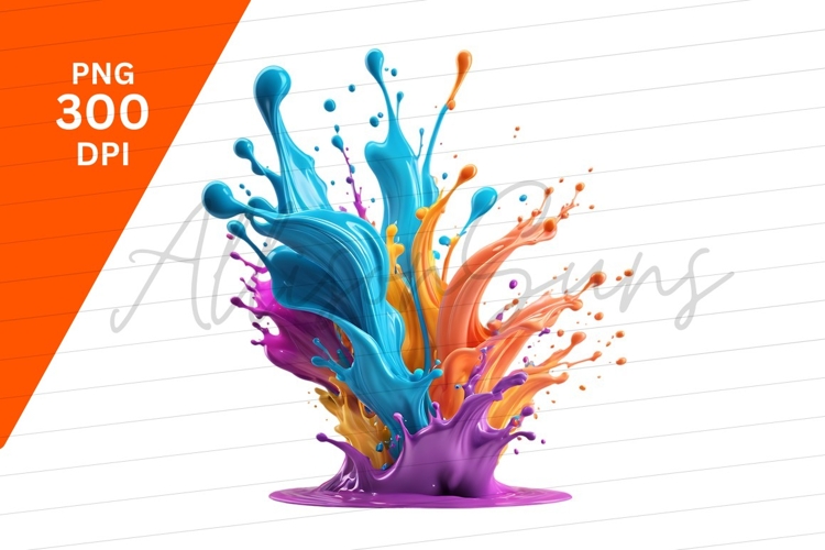 Paint Splash Png Image 6
