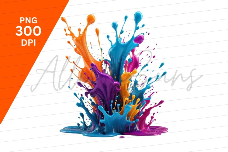 Paint Splash Png Image 5