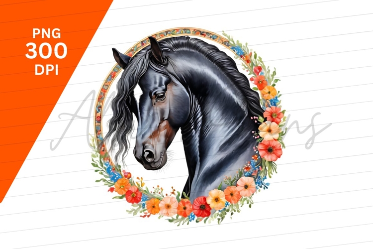 Floral Wreath Clipart Image 4