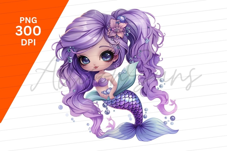 Mermaid Clipart Image 6