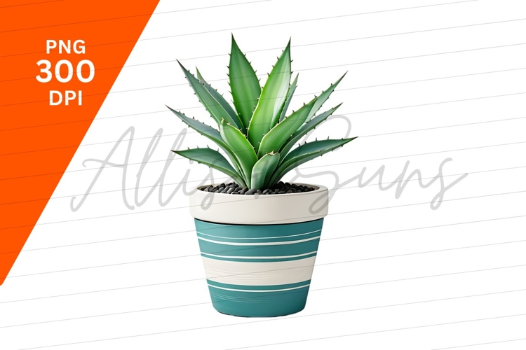 Agave Plant Clipart Image 6