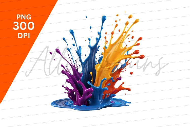 Paint Splash Png Image 12