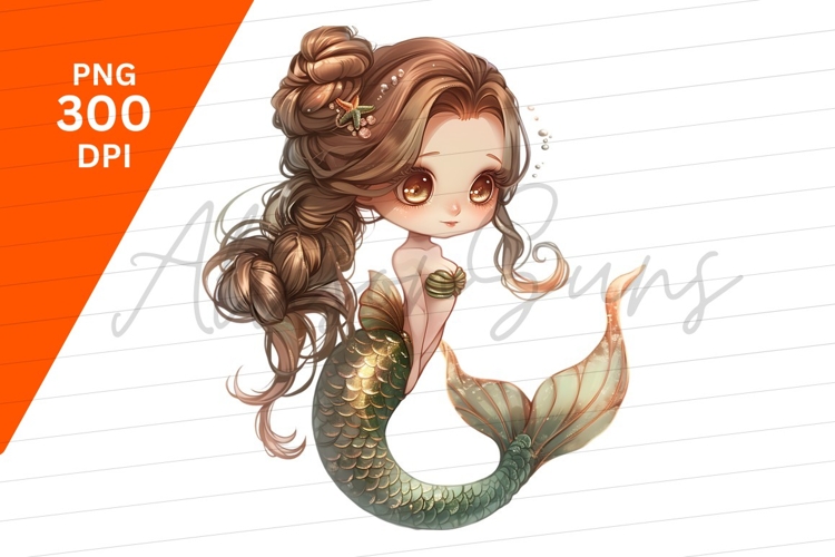 Mermaid Clipart Image 4