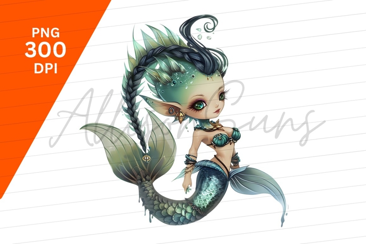 Mermaid Clipart Image 24