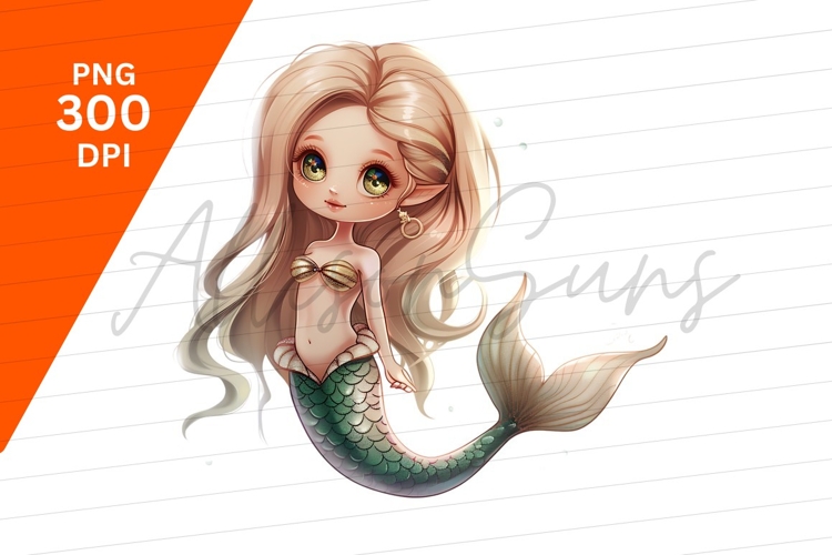 Mermaid Clipart Image 16