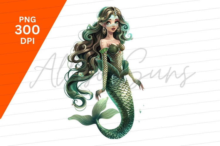 Mermaid Clipart Image 14