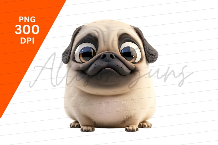 Pug Clipart Image 16