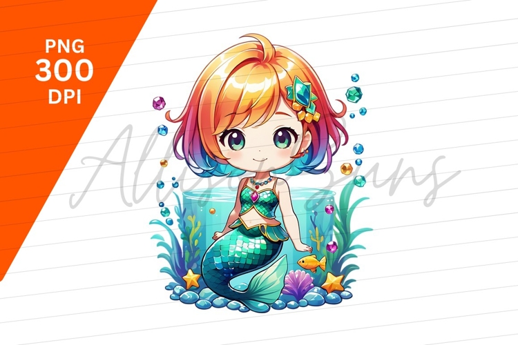 Mermaid Clipart Image 2