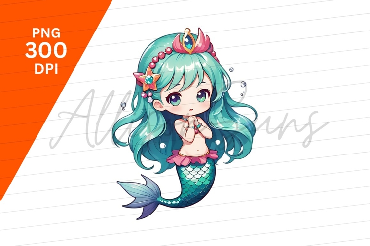 Mermaid Clipart Image 16