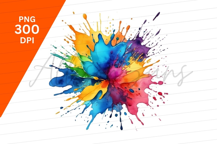 Paint Splatter Clipart Image 13