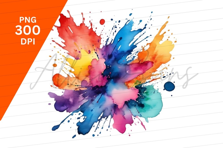 Paint Splash Png Image 12