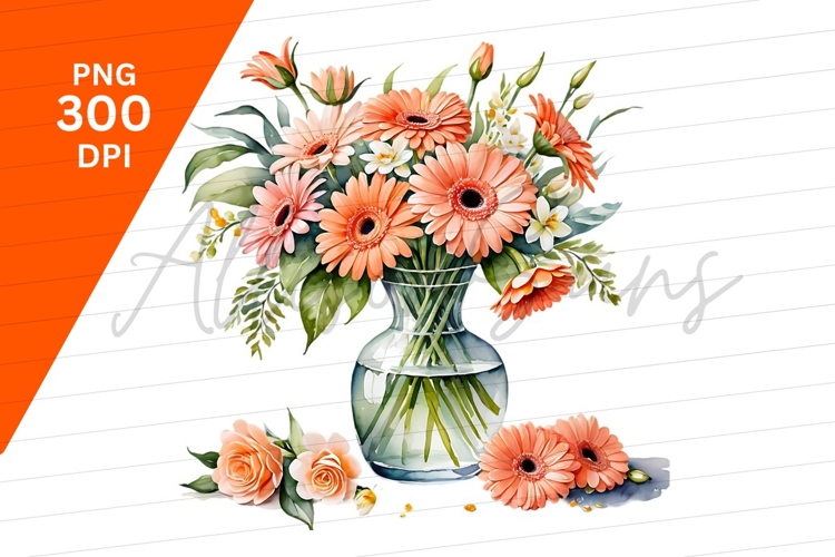 Flower Vase Clipart Image 17