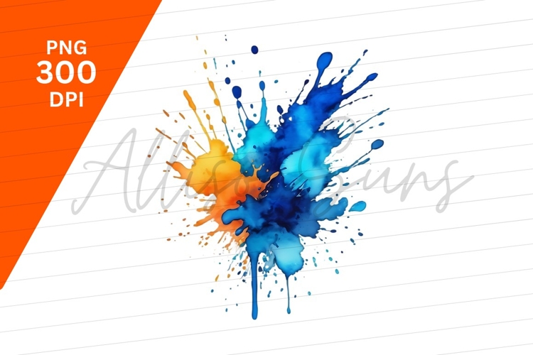 Paint Splatter Clipart Image 23