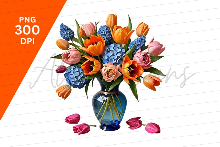 Tulips Clipart Image 4