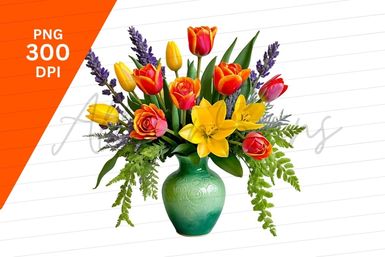 Tulips Clipart Image 2