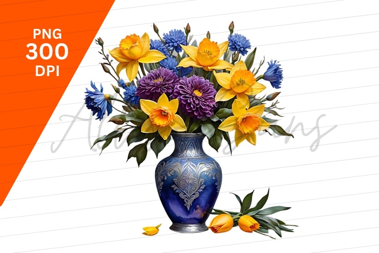 Daffodils Clipart Image 14