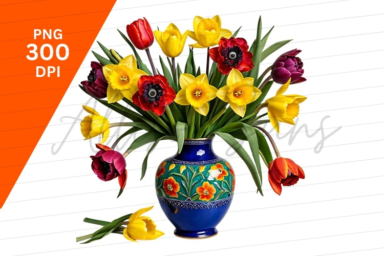 Daffodils Clipart Image 12