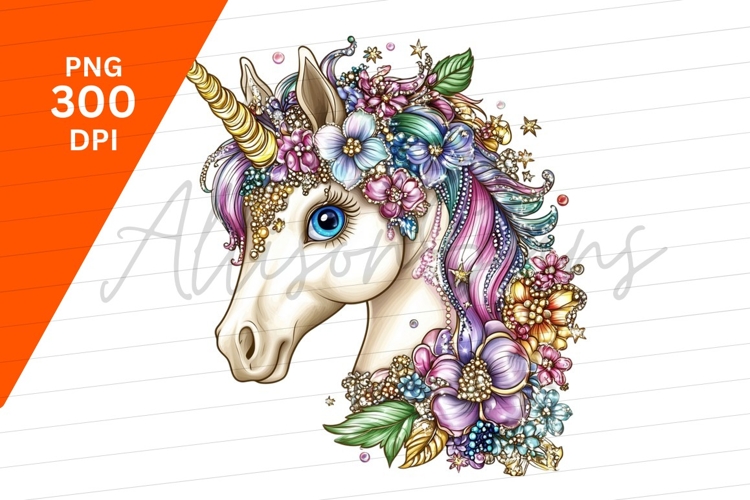 Unicorn Head Clipart Image 10