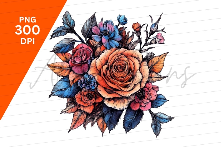 Rose Drawing Image 15