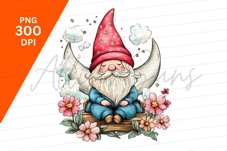 Cute Moon Clipart Image 9