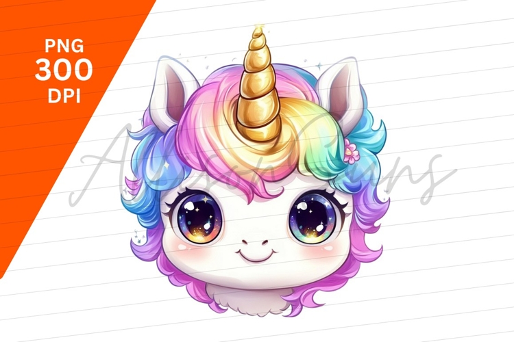 Unicorn Head Clipart Image 7