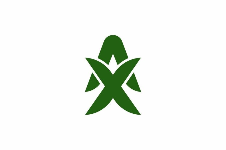 AX XA logo design vector template example image 1