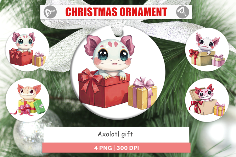 Ornament Axolotl Gift