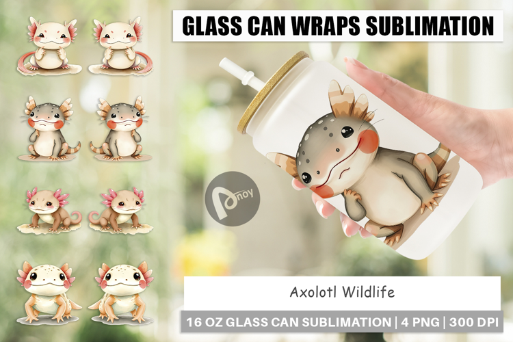Glass Can Axolotl Wildlife