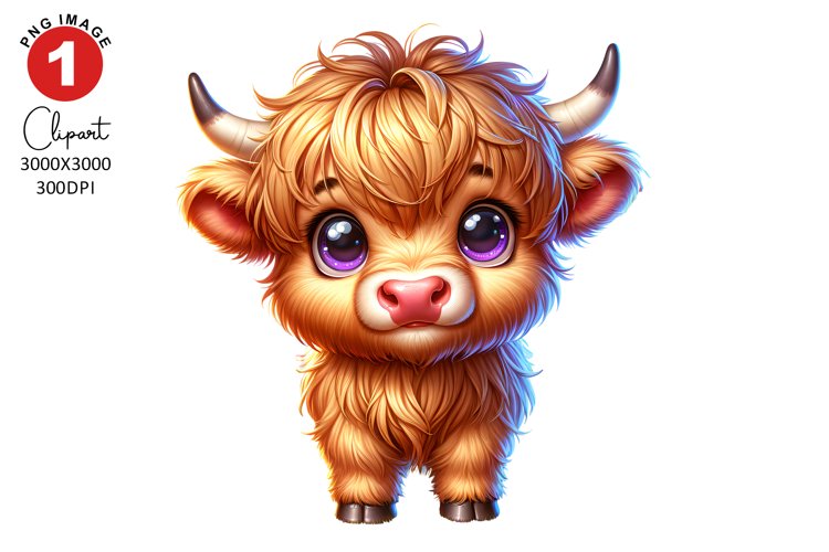 Cute Cow Clipart Image 6