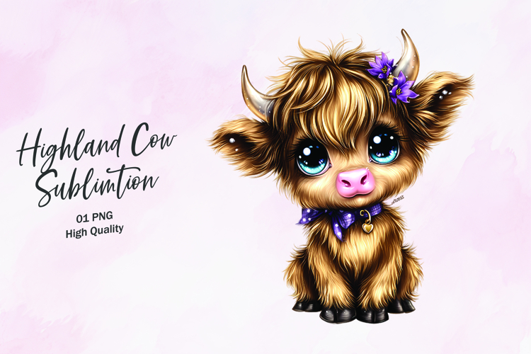 Highland Cow Clipart Image 24
