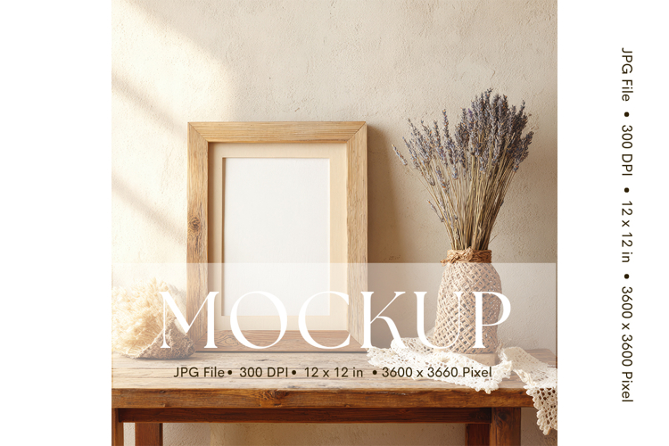 Photo Frame Mockup in Interior Room Studio Canvas Mockup_30