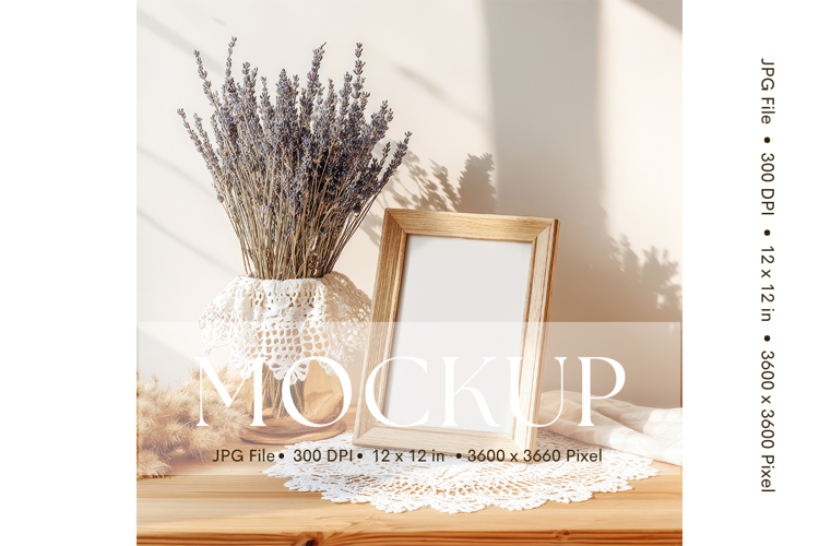 Photo Frame Mockup in Interior Room Studio Canvas Mockup_31
