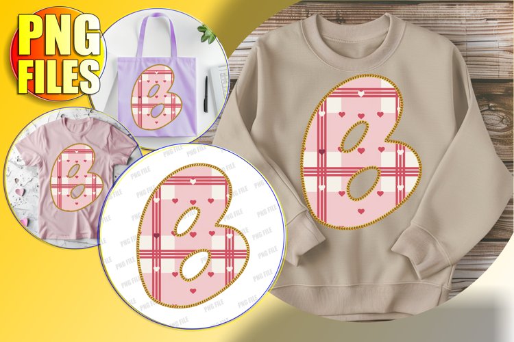 B Doodle Letter Valentine Sweet Heart Magic!