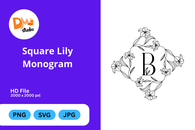 Floral Alphabet Svg Image 18