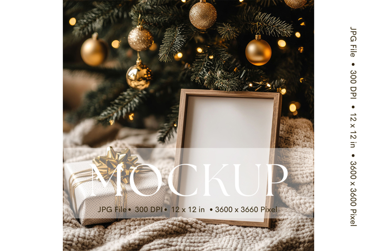 Photo Frame Mockup in Interior Room Studio Canvas Mockup_82