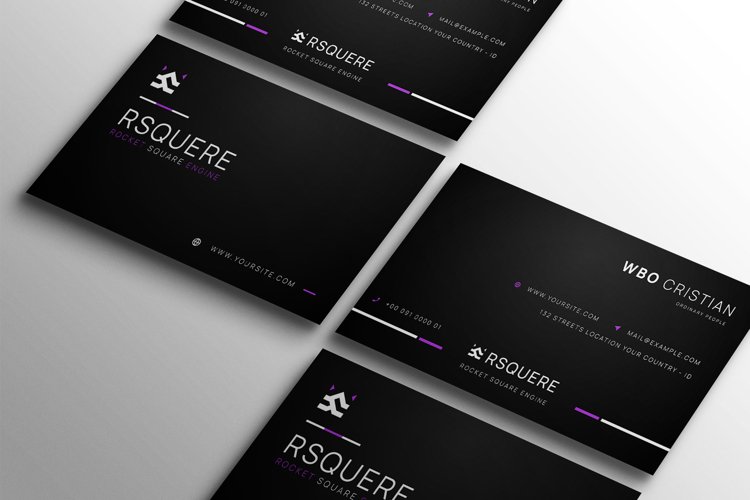 5 IN 1 BUSINESS CARD EDITABLE TEMPLATE example image 1