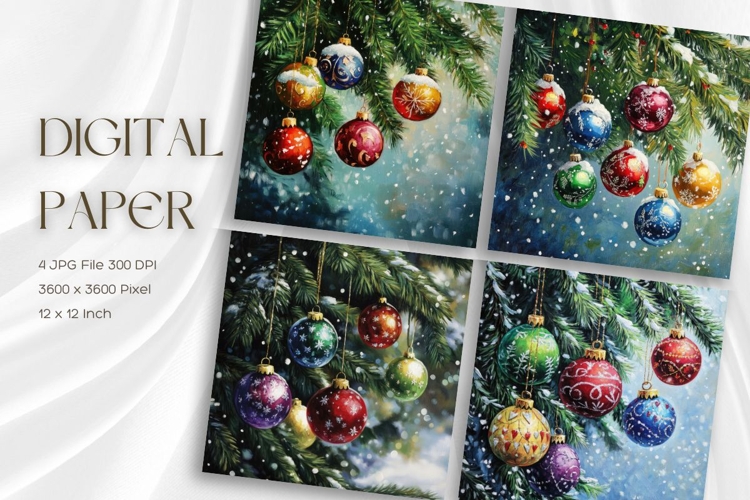 Christmas Ball Background Baubles Ornament Decorate_1