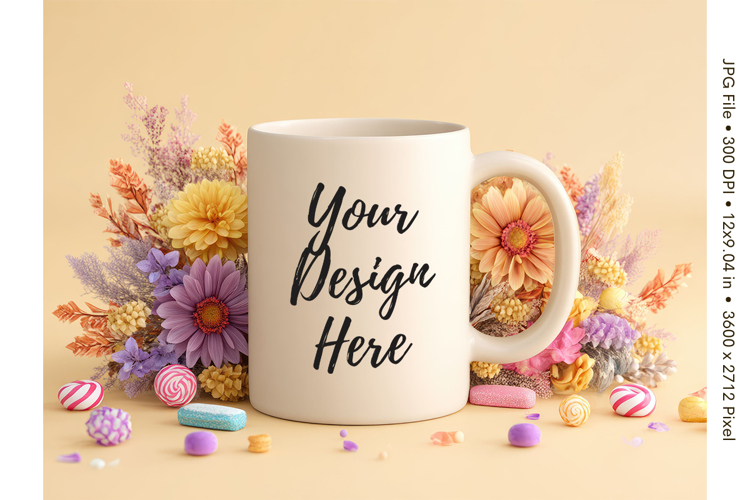 Fall Autumn Coffee Mug Mockups Template Blank Ceramic Cup_19