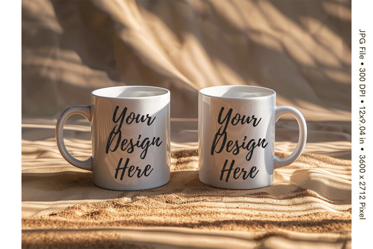 Fall Autumn Coffee Mug Mockups Template Blank Ceramic Cup_29 example image 1