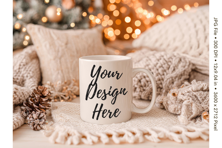 Fall Autumn Coffee Mug Mockups Template Blank Ceramic Cup_4