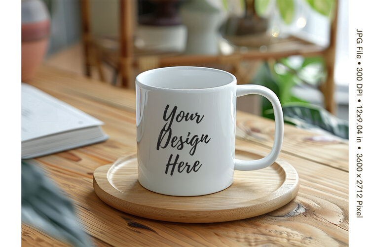 Fall Autumn Coffee Mug Mockups Template Blank Ceramic Cup_44 example image 1