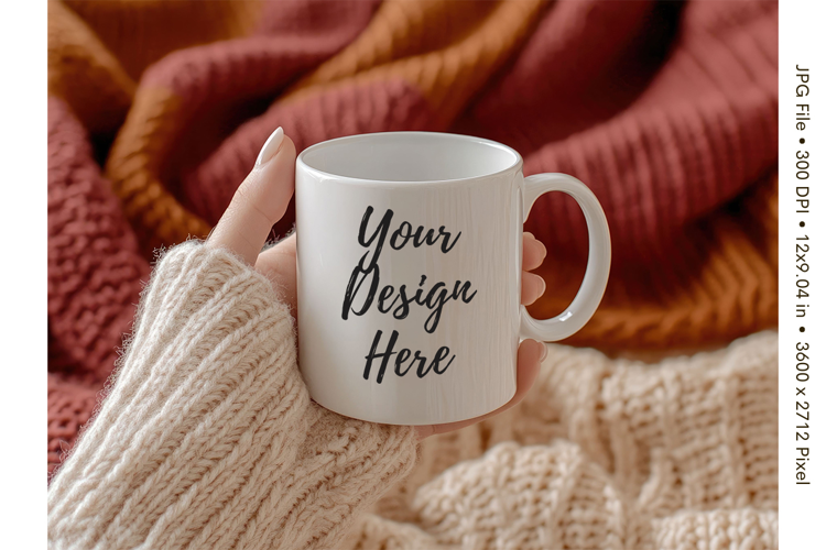 Fall Autumn Coffee Mug Mockups Template Blank Ceramic Cup_48