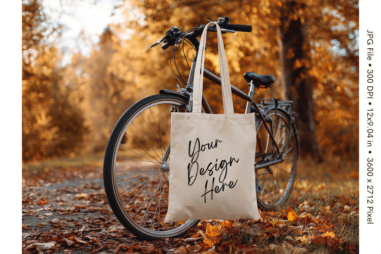Canvas Tote Bag Mockup Shopping Bag White Natural Blank_35