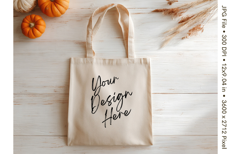 Canvas Tote Bag Mockup Shopping Bag White Natural Blank_79